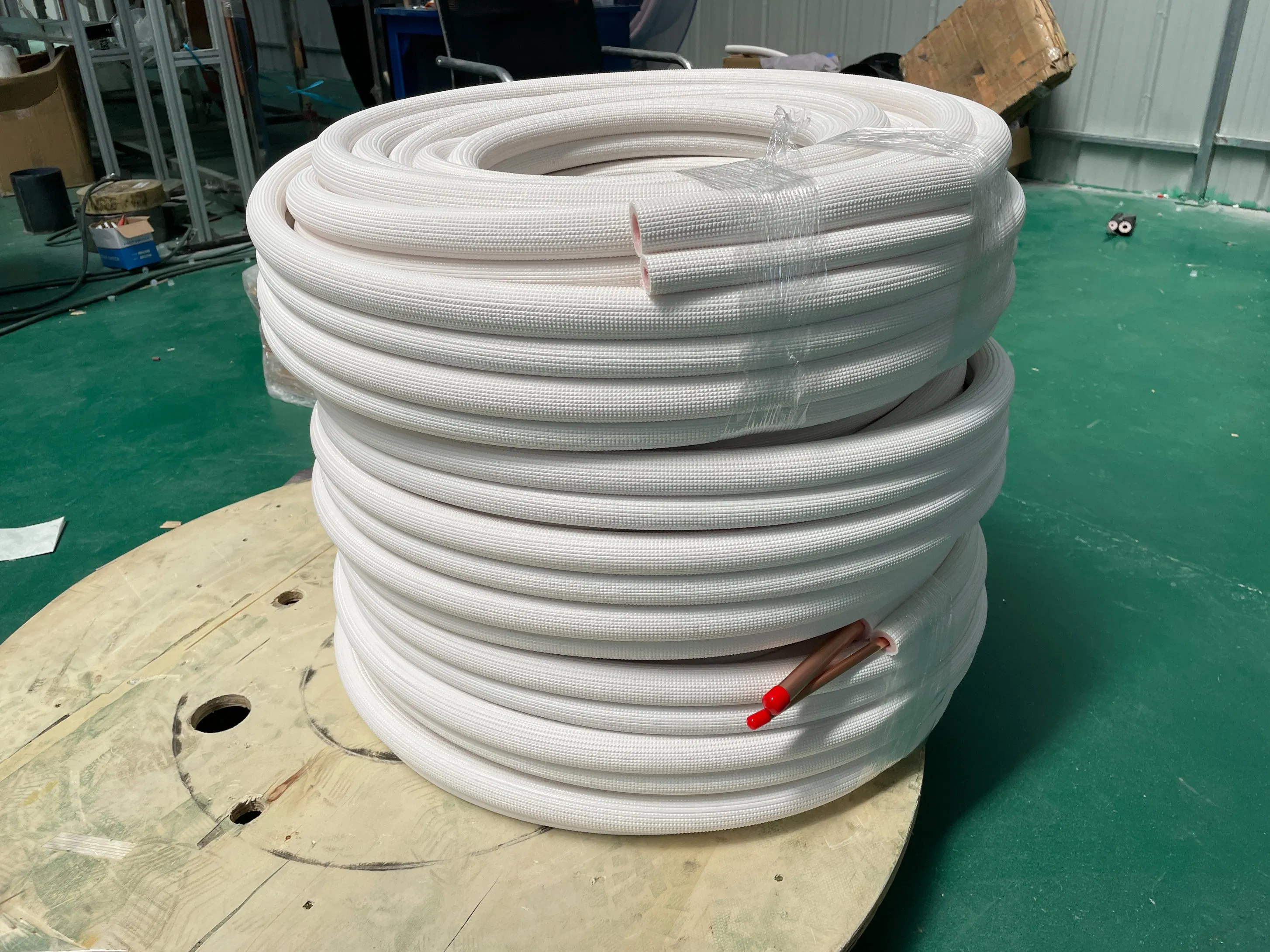 Air Conditioner Parts Round Insulation Copper Pipe Kit for Mini Split Air Conditioning