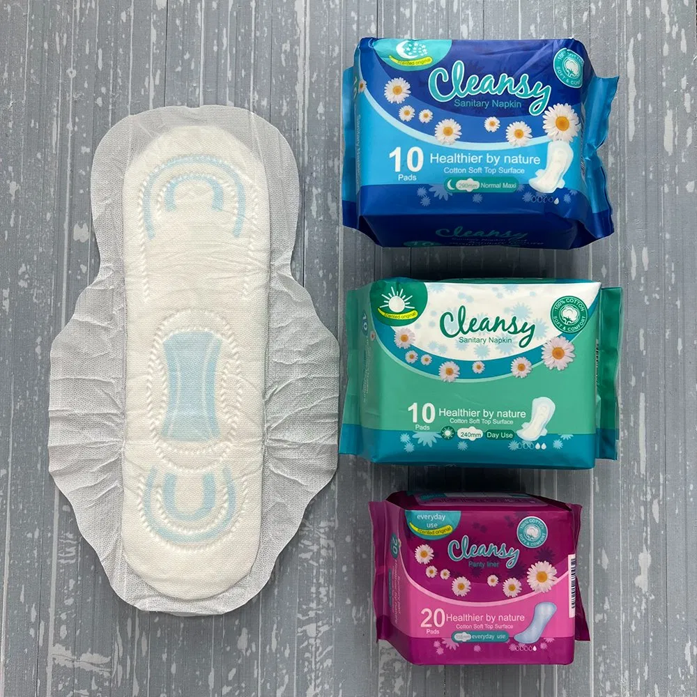 Eco Friendly Day Use Breathable Herbal Anion Chip Sanitary Napkin Sanitary Pad Manufacturer