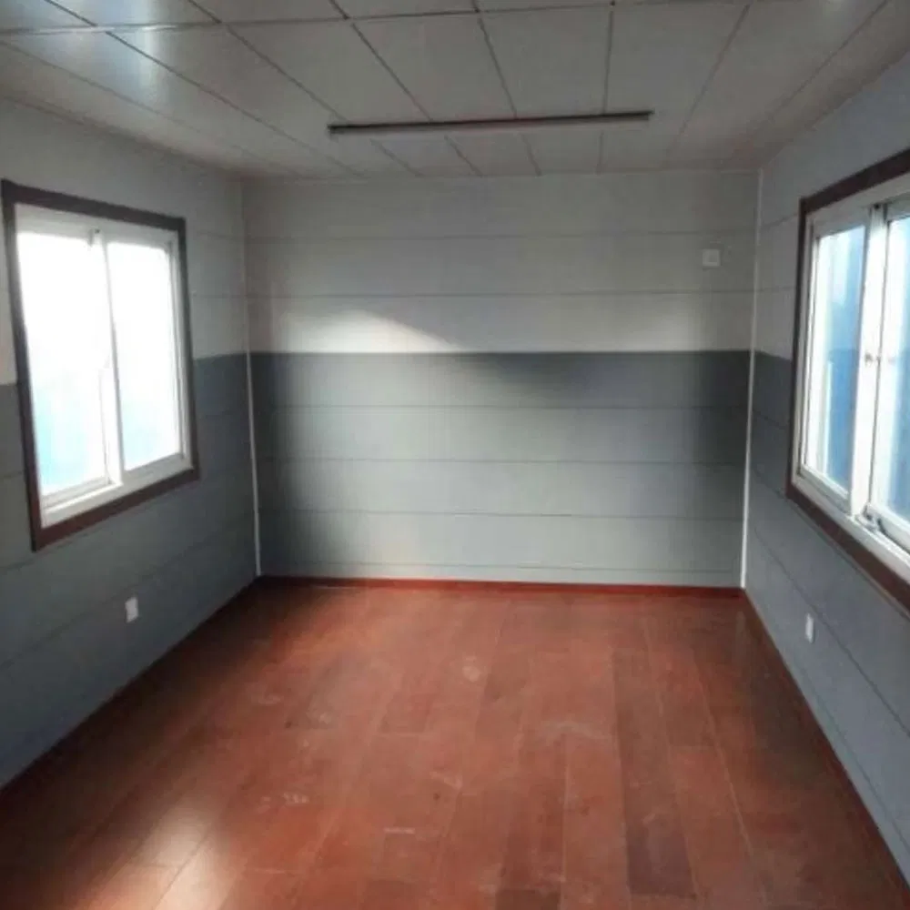 Rock Wool Color Steel Plate Fireproof Construction Site Temporary Mobile House