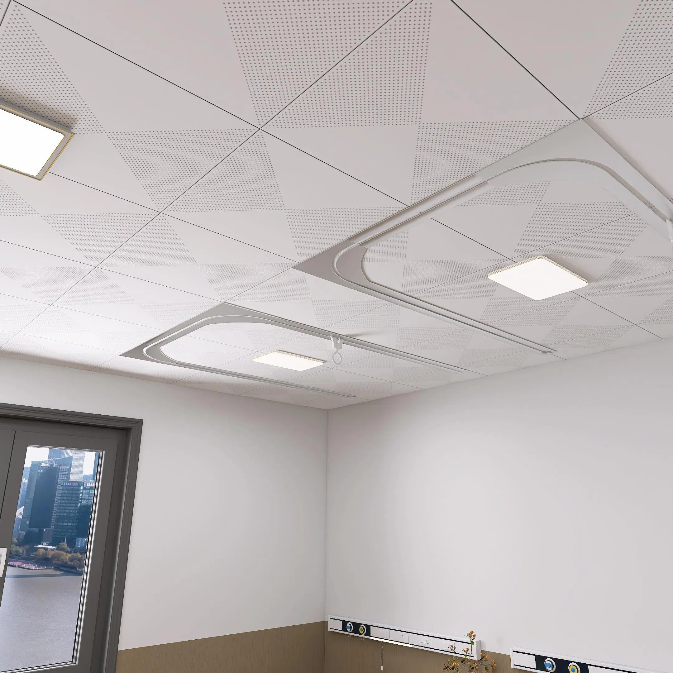 Suspended Hospital Curtain Track
