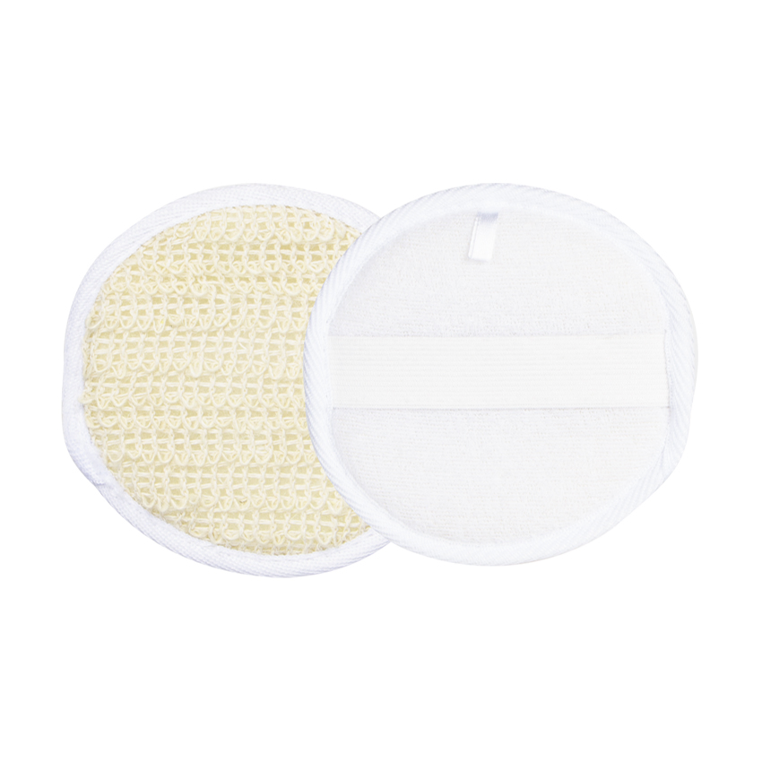 Hotel Eco-Friendly Cotton Linen Exfoliating Bath Sponge Scrubber for Hotel Supplies