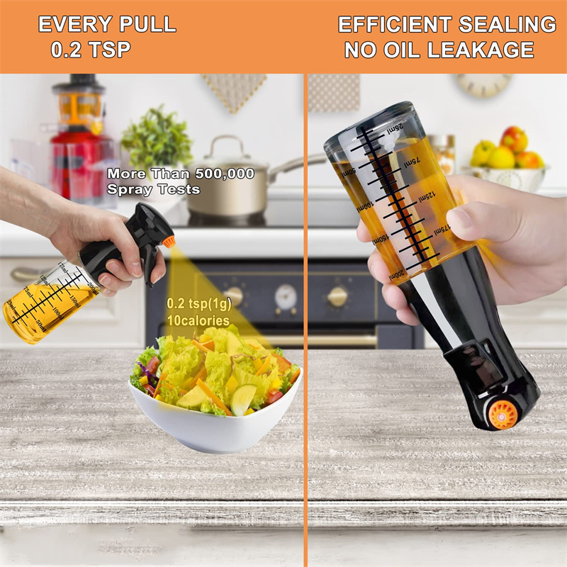 200ml Glass Olive Oil Sprayer Mister Oil Vinegar Spritzer Spray Bottles Oil Sprayer for Cooking