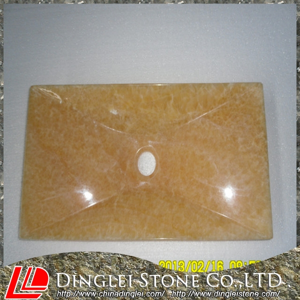 Раковина умывальник из оникса для ванной