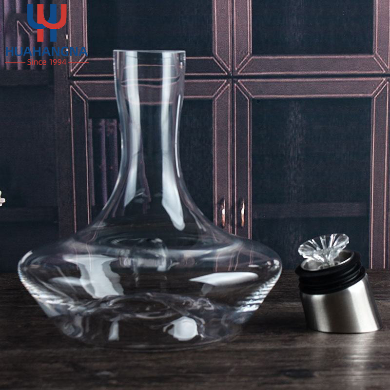 1600ml Hand Made Lead-Free Crystal Glass Decanting Aerator for Home Bar Restaurants Hotels