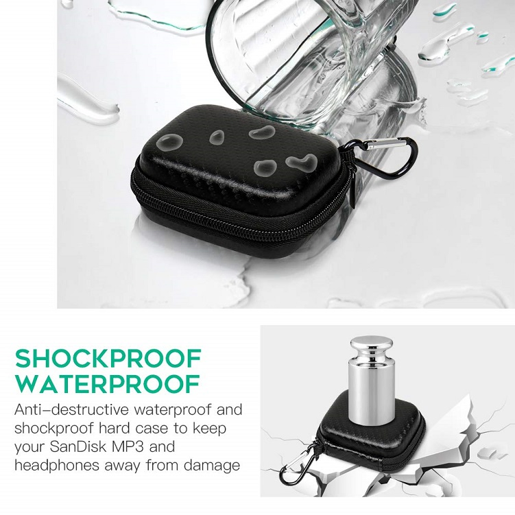 Защитный чехол EVA для наушников с карабином