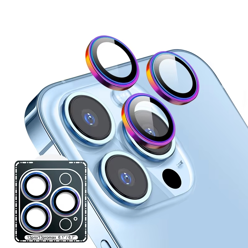 Защита камеры iPhone 14-17 Pro Max, сапфировое стекло