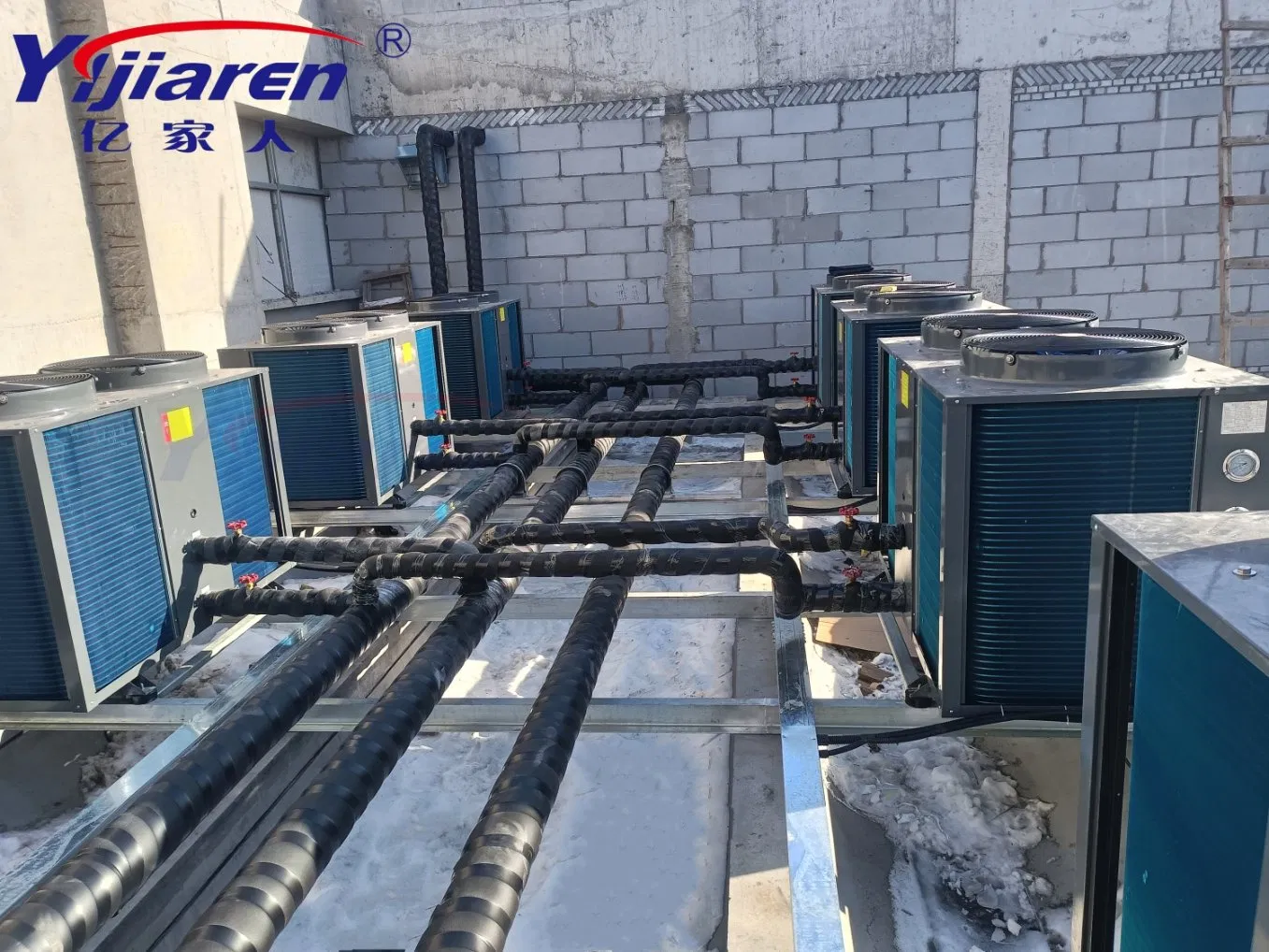 Advanced Split Type Solar Thermal Collector Combined with Air Source Heat Pump for Hot Water Solution