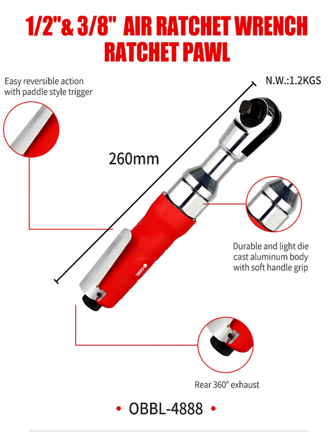 Пневматическая гравер Obbl Air Die Grinder Kit