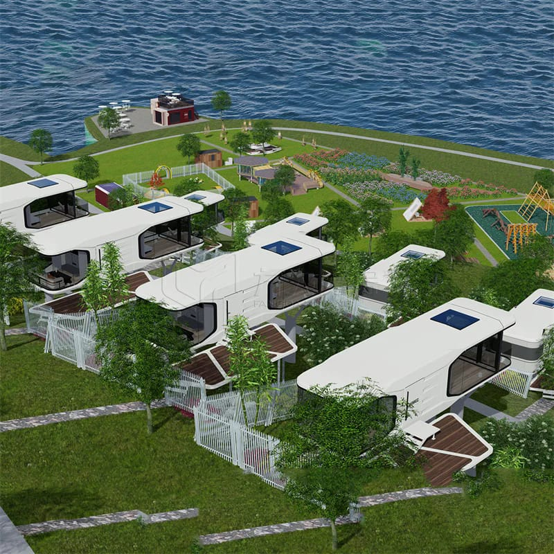 Beautiful Prefab House Space Capsule Bed Hotel