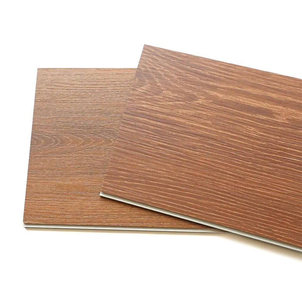 Eco-Friendly Waterproof Spc Vinyl Flooring with Wood Grain Design