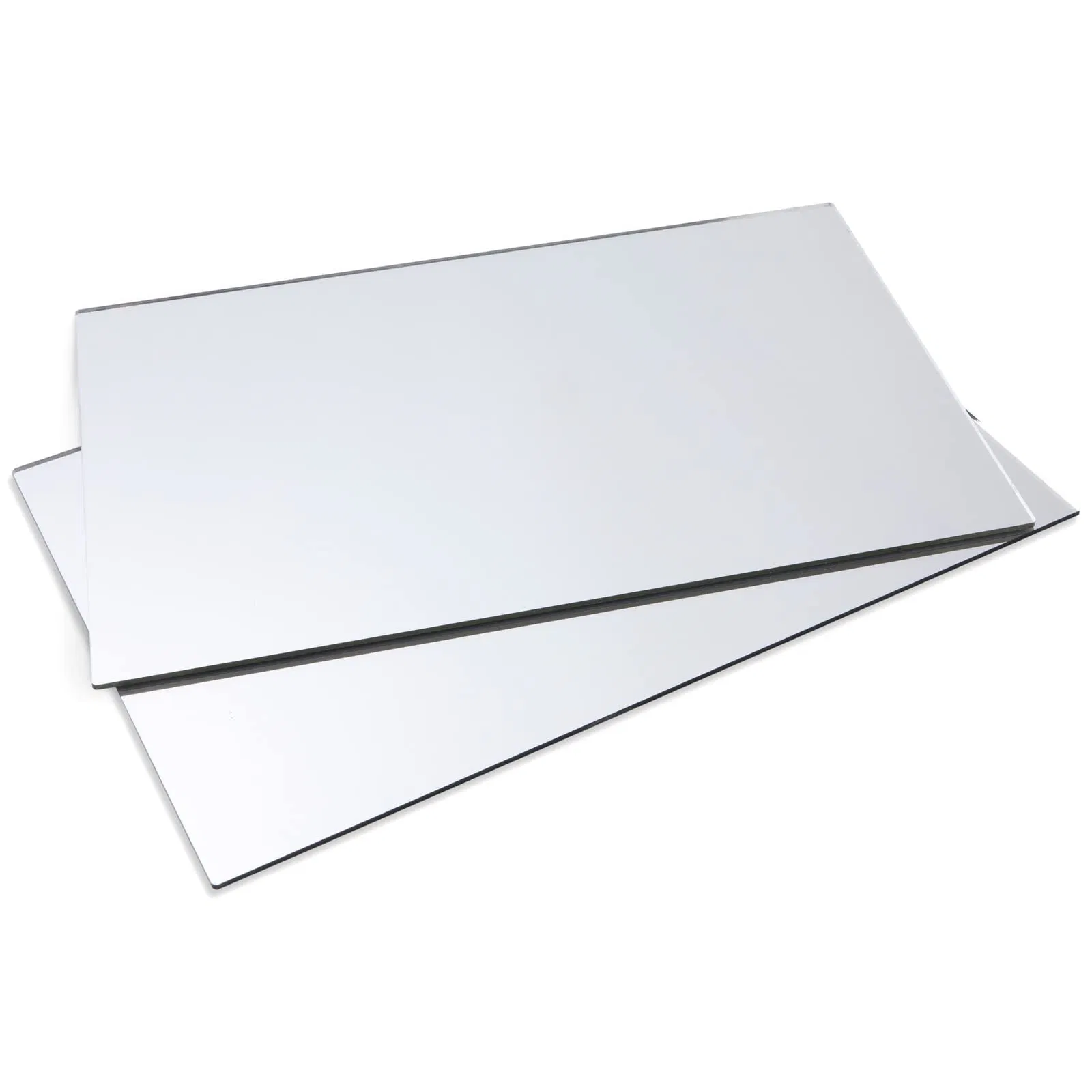 Silver Mirror Washroom Rectangular Round Modern Wall Decorative Mirror Glass Toilet Double Coated Glass Mirror