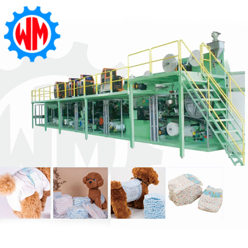 800PCS/Min Full Servo Pet Diaper Making Machine Professional Design with Packaging System