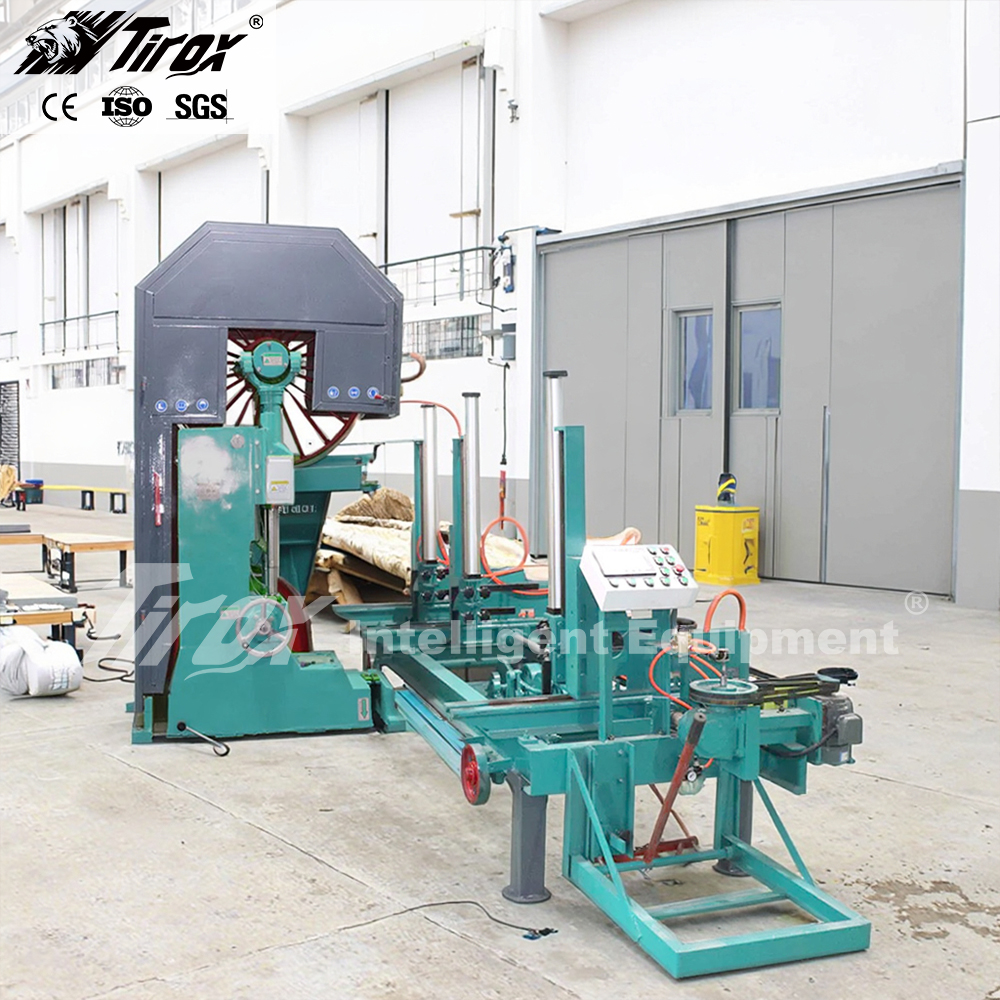 Ленточная пилорама для распиловки бревен