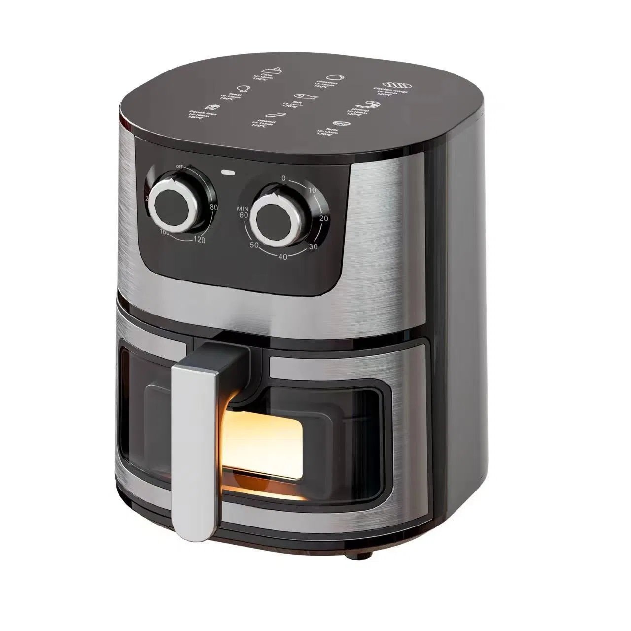 Hot Health Oil Free Home Display with Window Large Capacity 8L Industrial Pink Hot Digital Smart Air Fryers Ovens