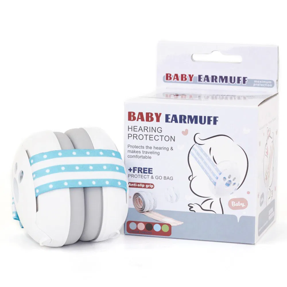 Noise Reduction Earmuff for Baby Adjustable Headband Baby Ears Protector for Safe Hearing