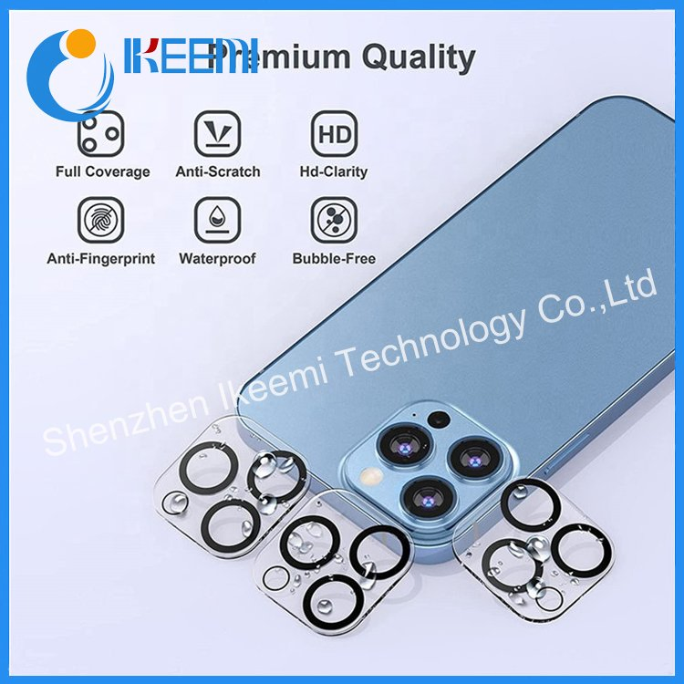 Wholesale 9h Individual Metal with Glass Camera Lens Protector