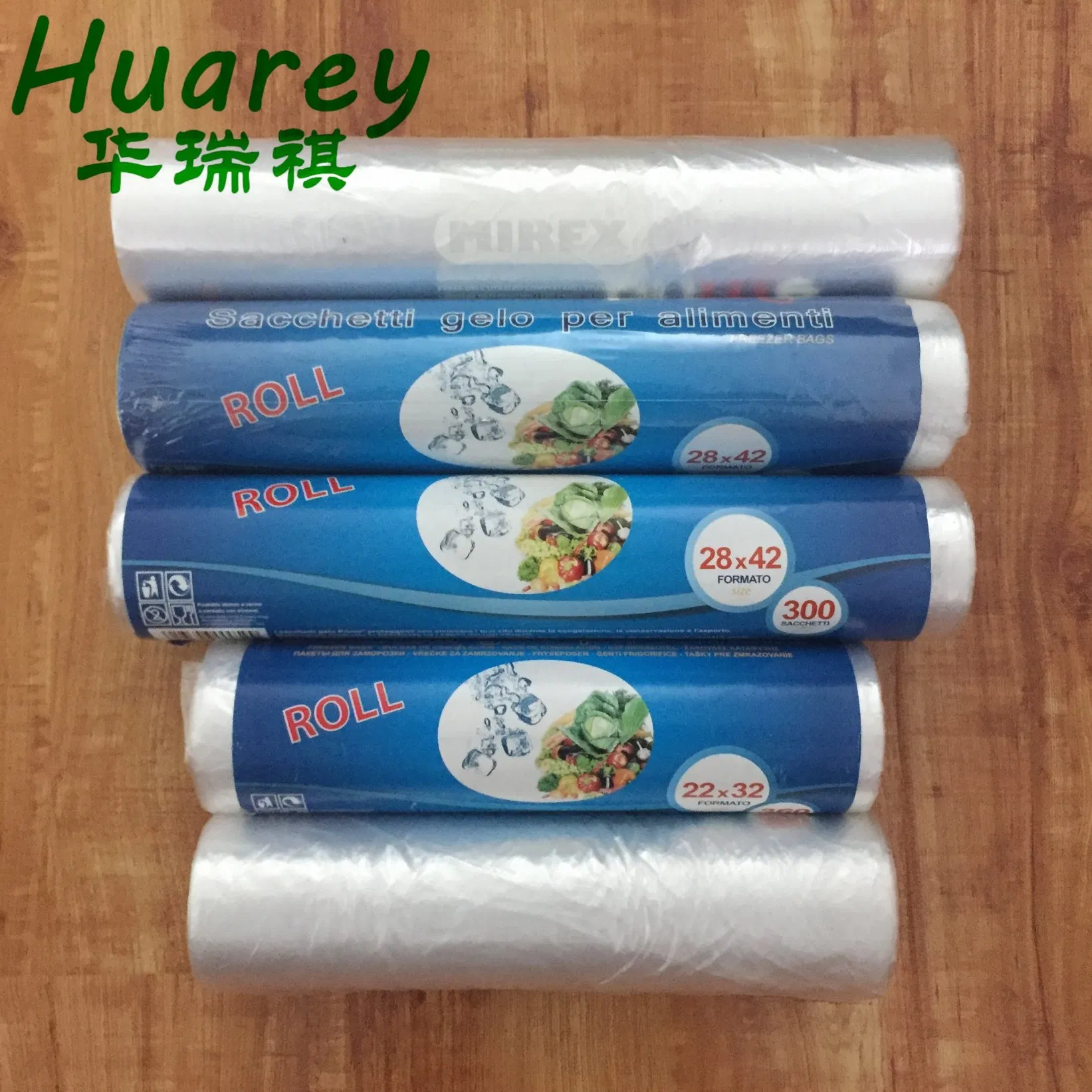 Clear LDPE Plastic Bag in Roll for Food