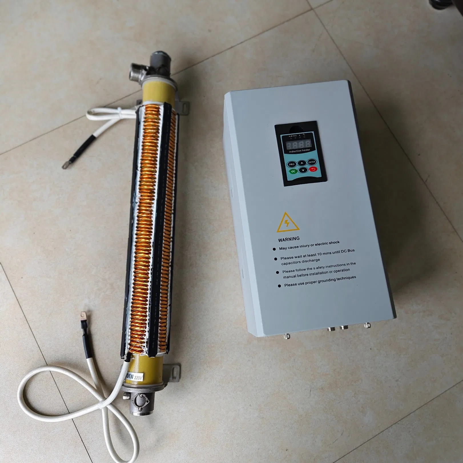 12kw Magnetic Induction Heating Machine Electric Fireplace Powerful Induction Heater for Home Use