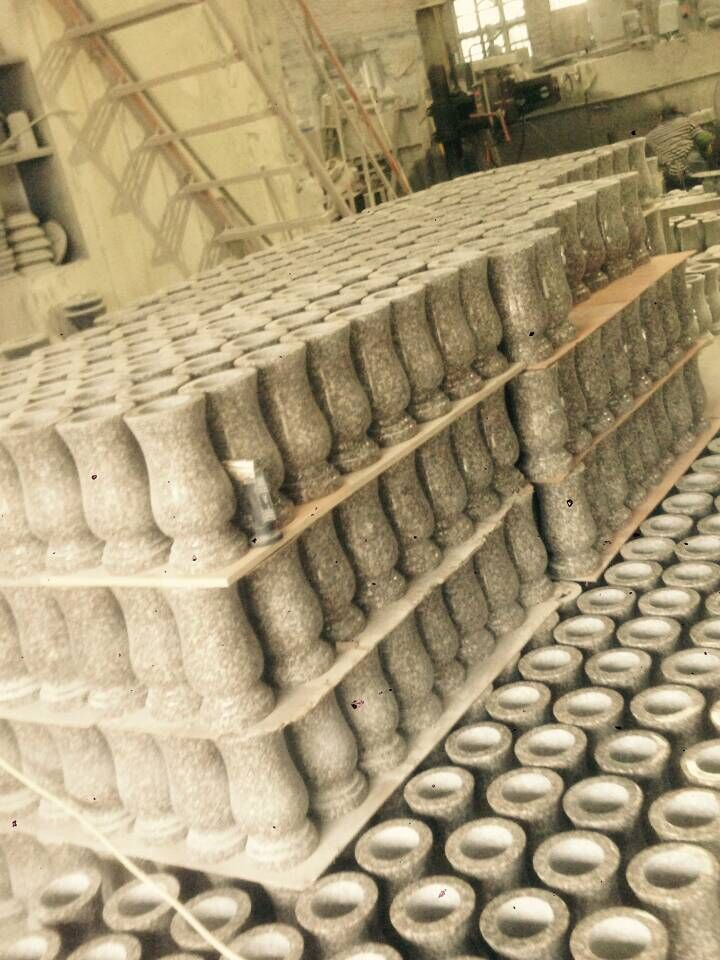 Wholesale Natural Stone Grey Construction Materials Marble Granite Baluster