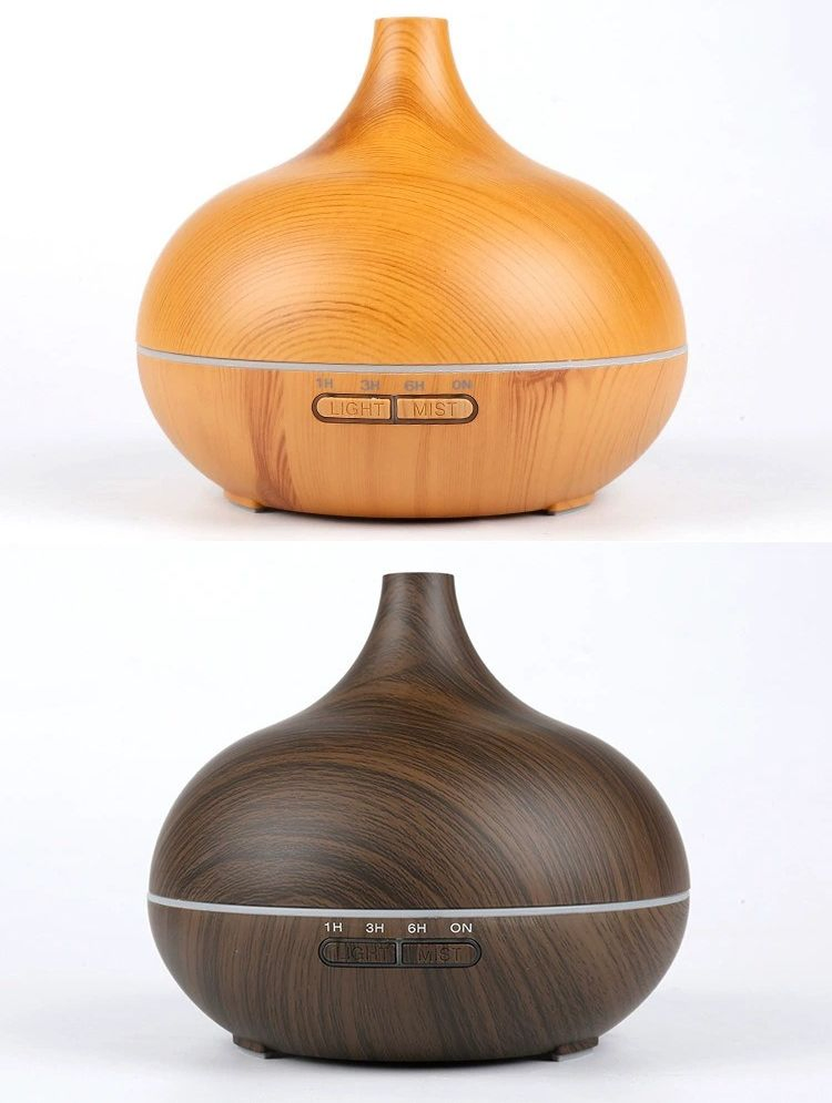 WiFi Ultrasonic Aroma Diffuser for Home with Wood Grain Design