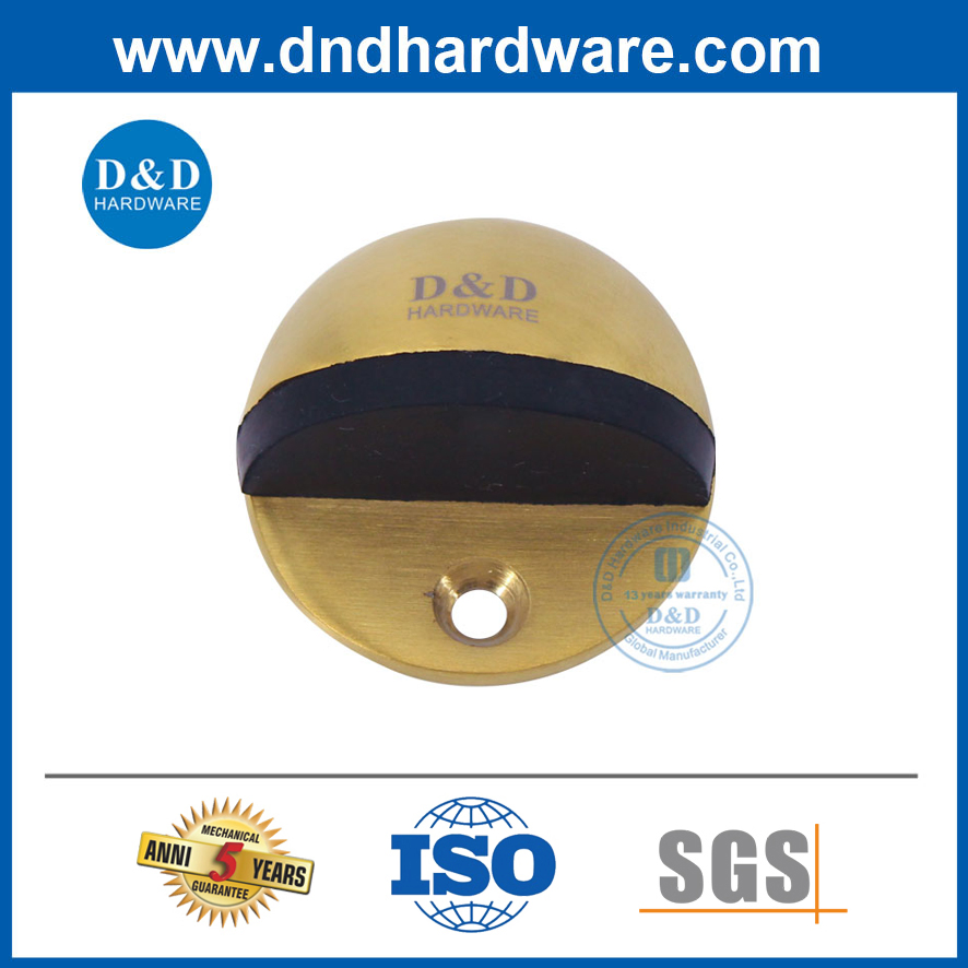 Metal Door Safety Double Cylinder Satin Brass Best Door Accessories