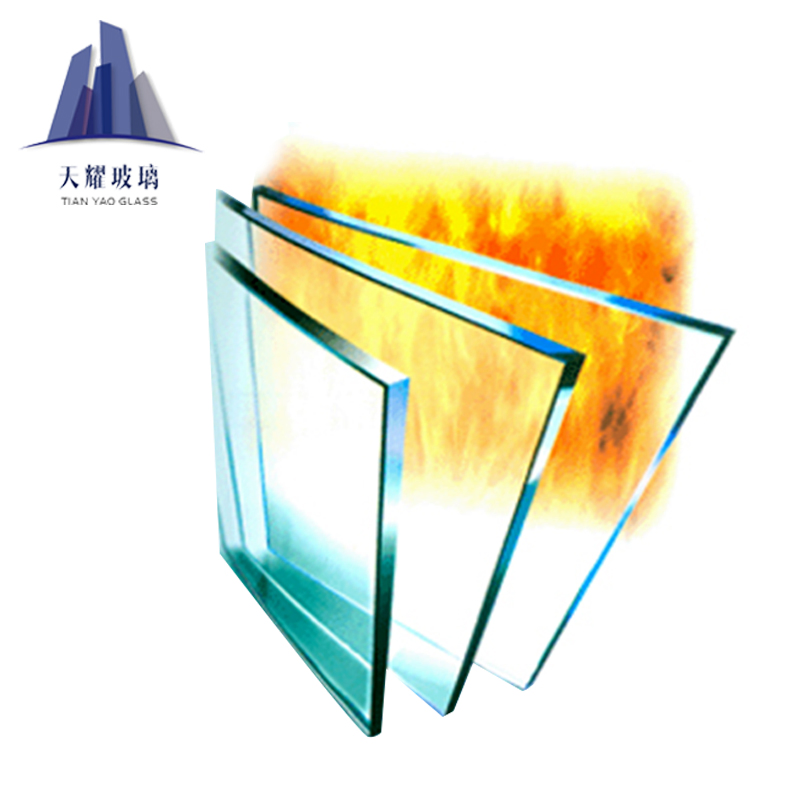 Fire Resistant Glass Price 90min Fire Proof Glass Heat Rated Unbreakable Tempered Toughened Glass Wall Window Door