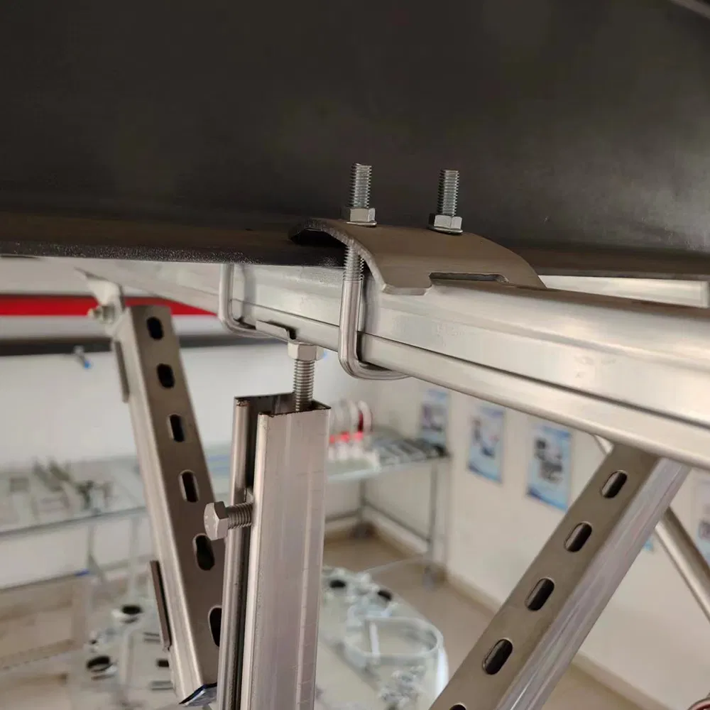 Manufacturer Customize Adjustable Profile Steel/Top Beam Fixed U Bolt Beam Clamp