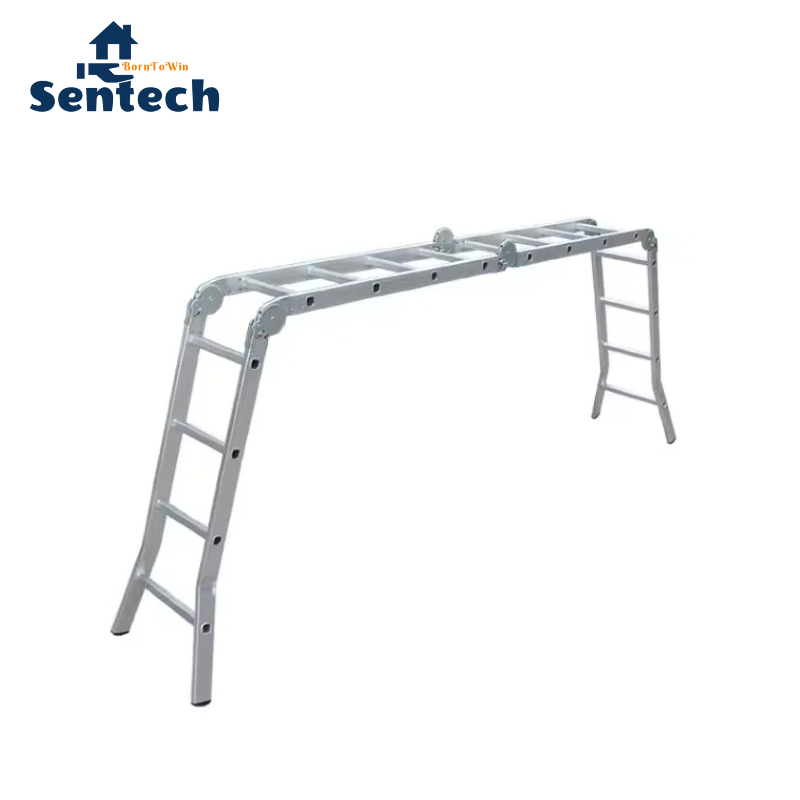 En131 Aluminum Multifunctional Portable Folding Ladder with Splay Foot