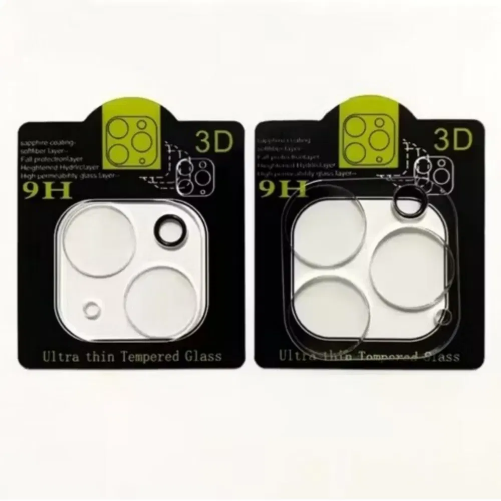 Защитное стекло для камеры iPhone 12-17, металлическое 3D