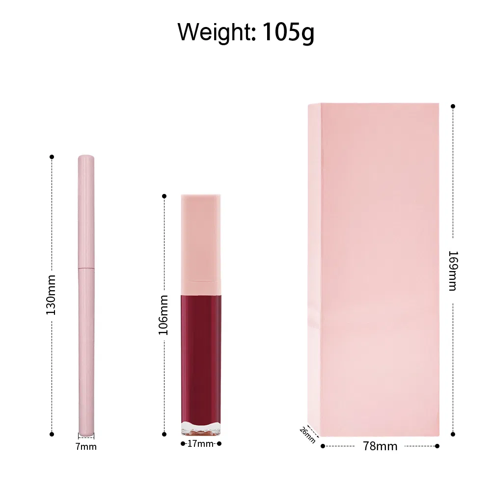 Wholesale Bulk Cosmetics Lip Liner with Lipstick Kit Private Label Liquid Lipstick and Lipliner Set