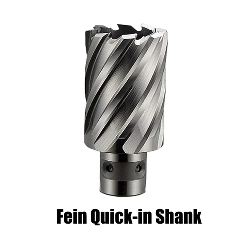 30/55/75/100mm Depth Hole Saw Cutter Hollow Core Drill Bit HSS M2 M35 Annular Cutter