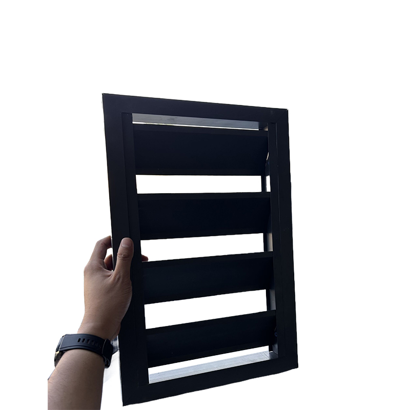 OEM Factory Aluminum Louver for HVAC System Ventilation and Sun Control on Commercial Facade Walls