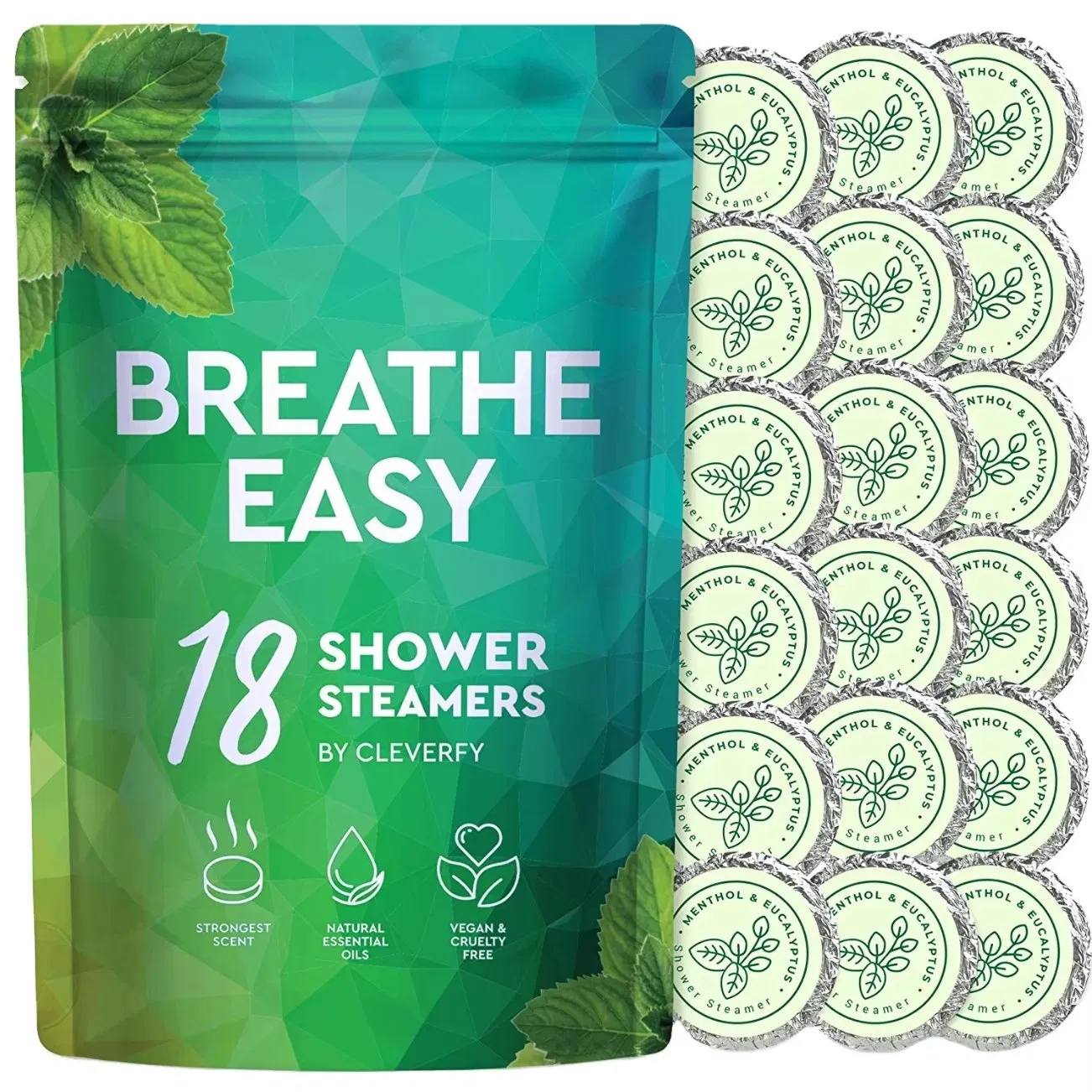Relax SPA Aromatherapy Shower Tablets with Natural Essential Oils Shower Steamers