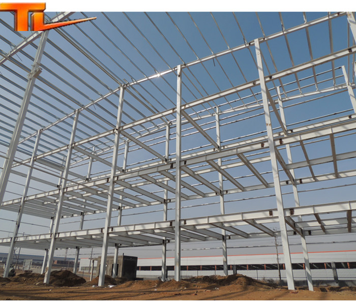 Steel Structure High-Rise Office Building Prefabricated Industrial Workshop Hangar