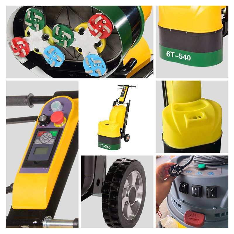 Шлифовальная машина для бетона 540мм, мотор полная медь, низкий шум