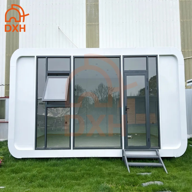Prefabricated Building Modular Steel Portable Office Camping Container House Apple Cabin