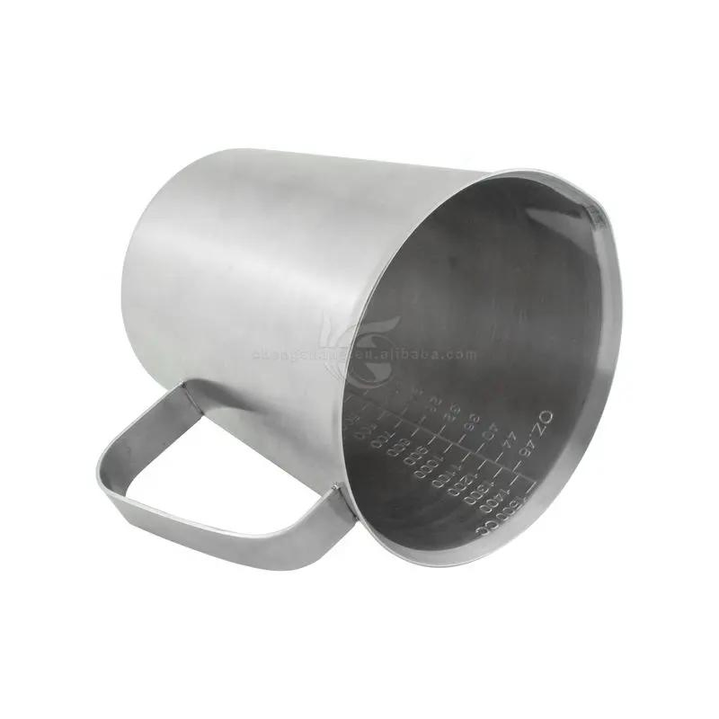 Baking Kitchen Stainless Steel 10oz - 50oz Measuring Cup Cooking Measure Milk Liquid Jug Unique Measuring Pitcher