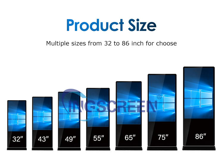 Рекламный дисплей Ingscreen 50" с сенсорным экраном