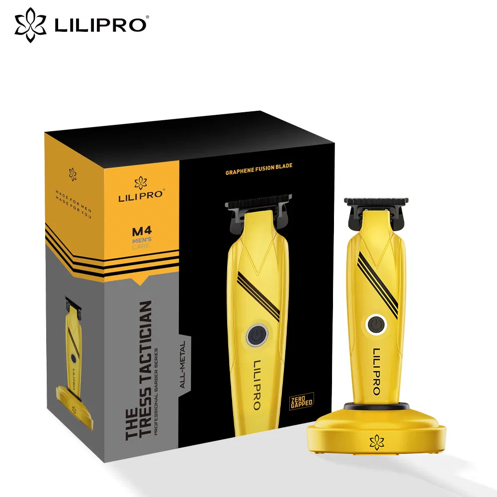 Lilipro M4 Aluminum Dlc Blade Hair Trimmer Hair Cutting Machine Salon Trimmers for Men Barber Supplies Tools Set
