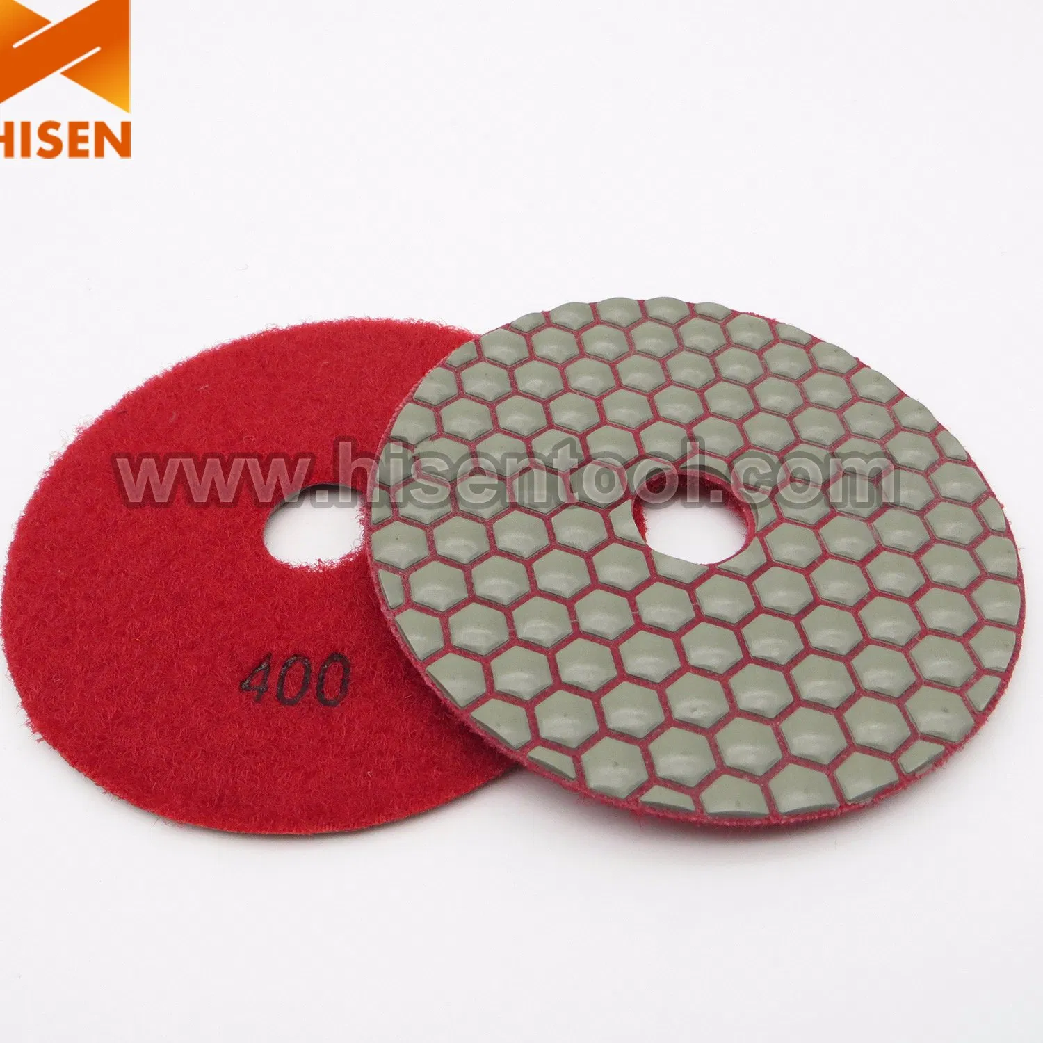 Professional 100mm Diamond Dry Flexible Polishing Pads for Granite, Marble