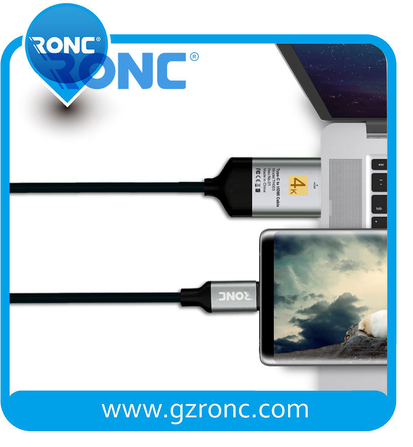 High Speed USB Type C to HDMI Cable Video Audio 4K