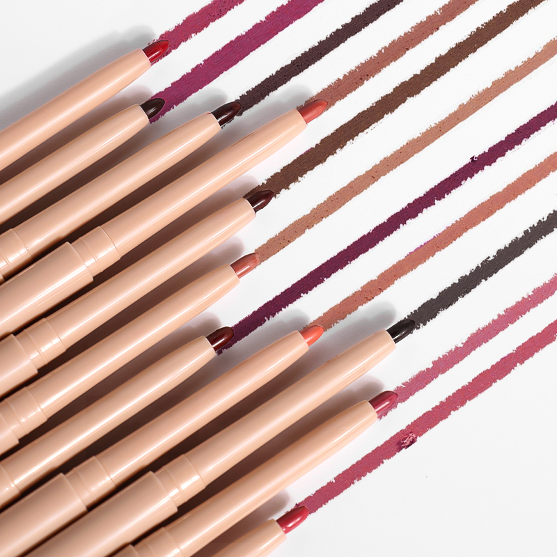 Customized Lipliner Pencil Vegan Creamy Waterproof Smoothly Lip Liner Pencil