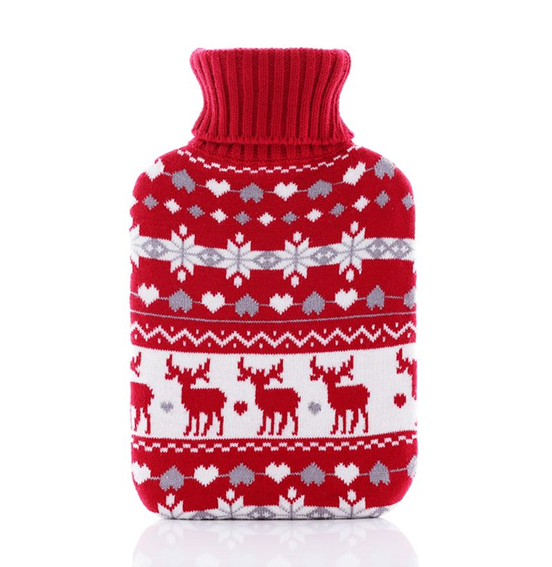 Cozy Knitted Hot Water Bottle Sweater for Winter Relief