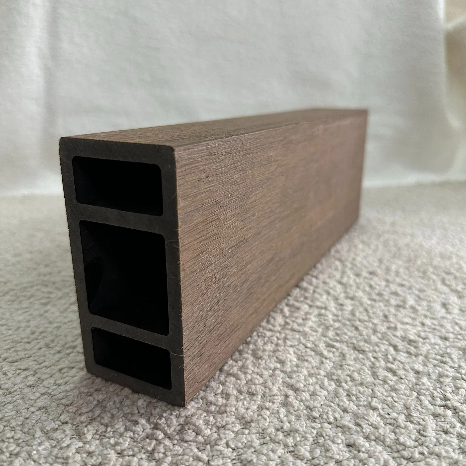 Ventilated WPC Louver Multi-Directional Airflow Thermal Regulation Low Maintenance