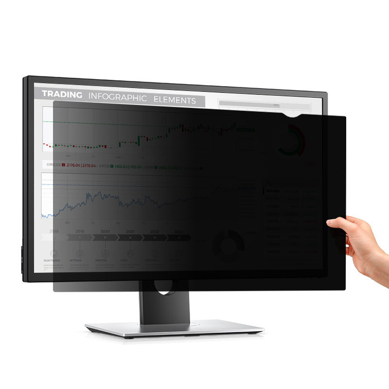 Factory Wholesales Anti-Spy Removable Privacy Filter Screen Protector Film for All Computers