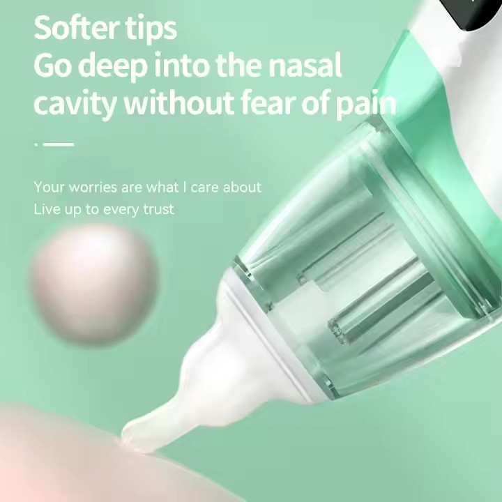 USB Rechargeable Nose Cleaner Baby Nose Sucker Nasal Aspirator for Kids
