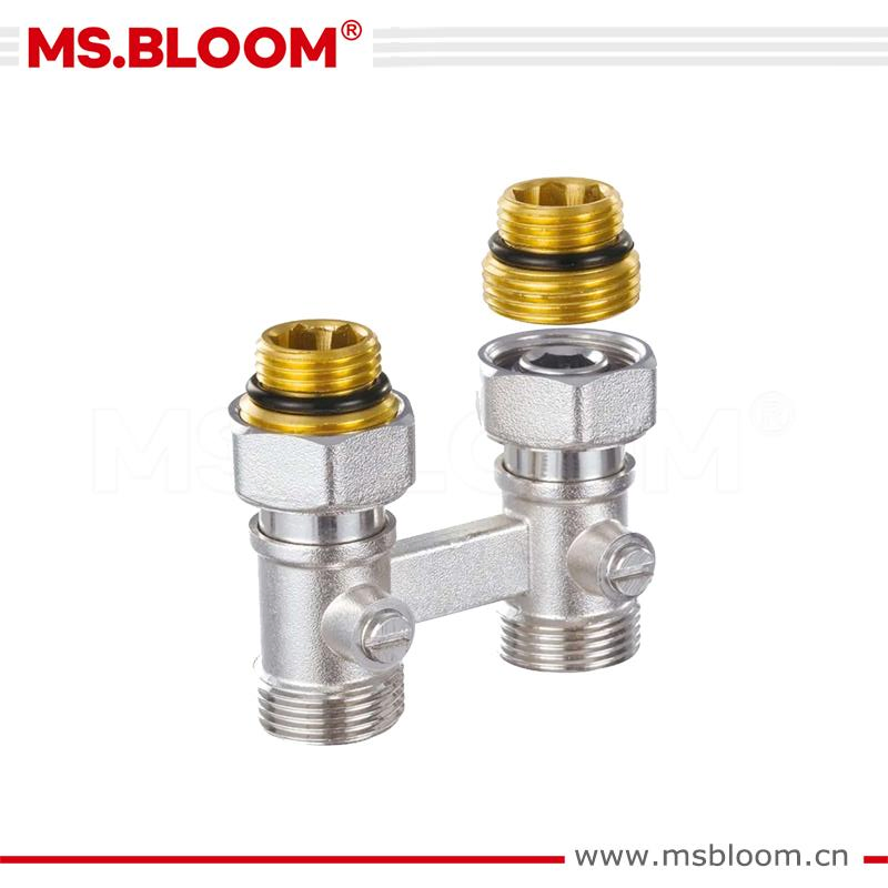 High Quality Forged Brass H Radiator Valve for Heating System
