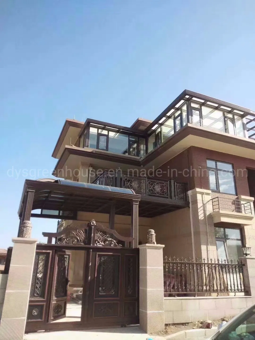 Customized Winter Garden Free Standing Sunroom