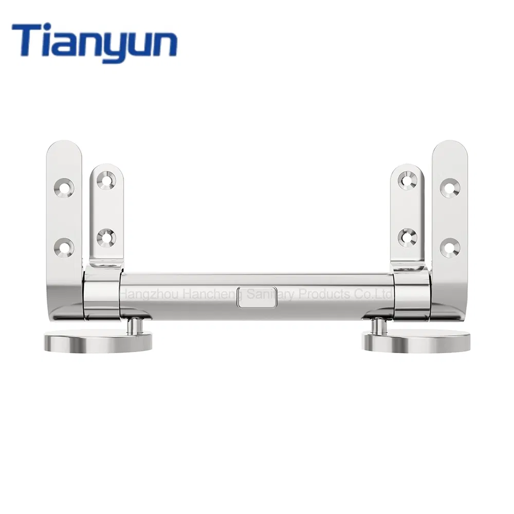 High Torque Rotary Damper Stainless Steel One Button Metal Toilet Seat Hinge