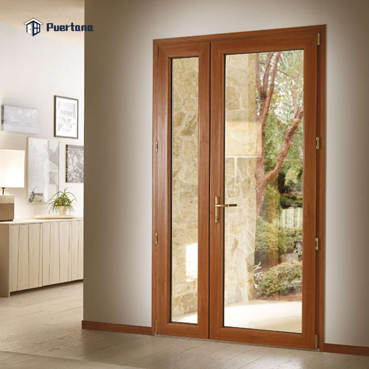 Nfrc Standard Unique Design Waterproof Double Safety Glass Aluminum Wood Wooden Frame Double Glazed Awning Windows